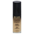 Milani, Conceal + Perfect, Matte, Liquid Foundation & Concealer 2-In-1, 01A, Creamy Nude, 30 ml