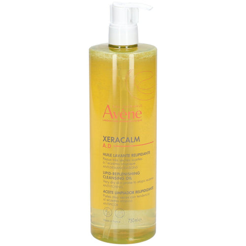 Avene, XeraCalm A.D, Lipid Replenishing, Shower Oil, Body, Sensitive, 750 ml