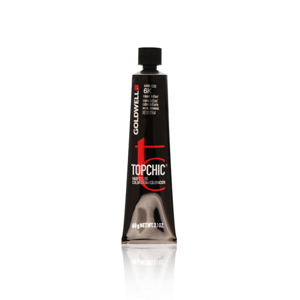 Goldwell, TopChic, Permanent Hair Dye, 6K Copper Brilliant, 60 ml