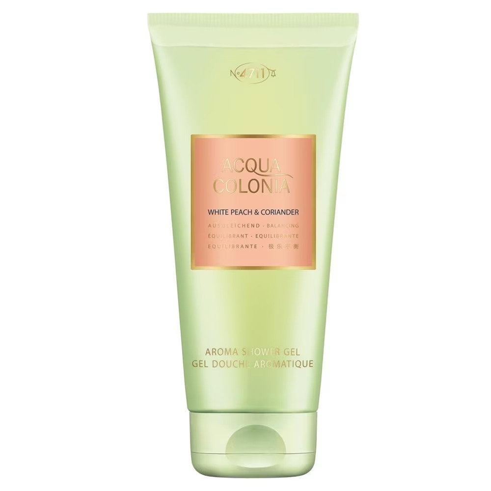 4711, Acqua Colonia, White Peach & Coriander, Moisturizing, Shower Gel, Body, All Skin Types, 200 ml