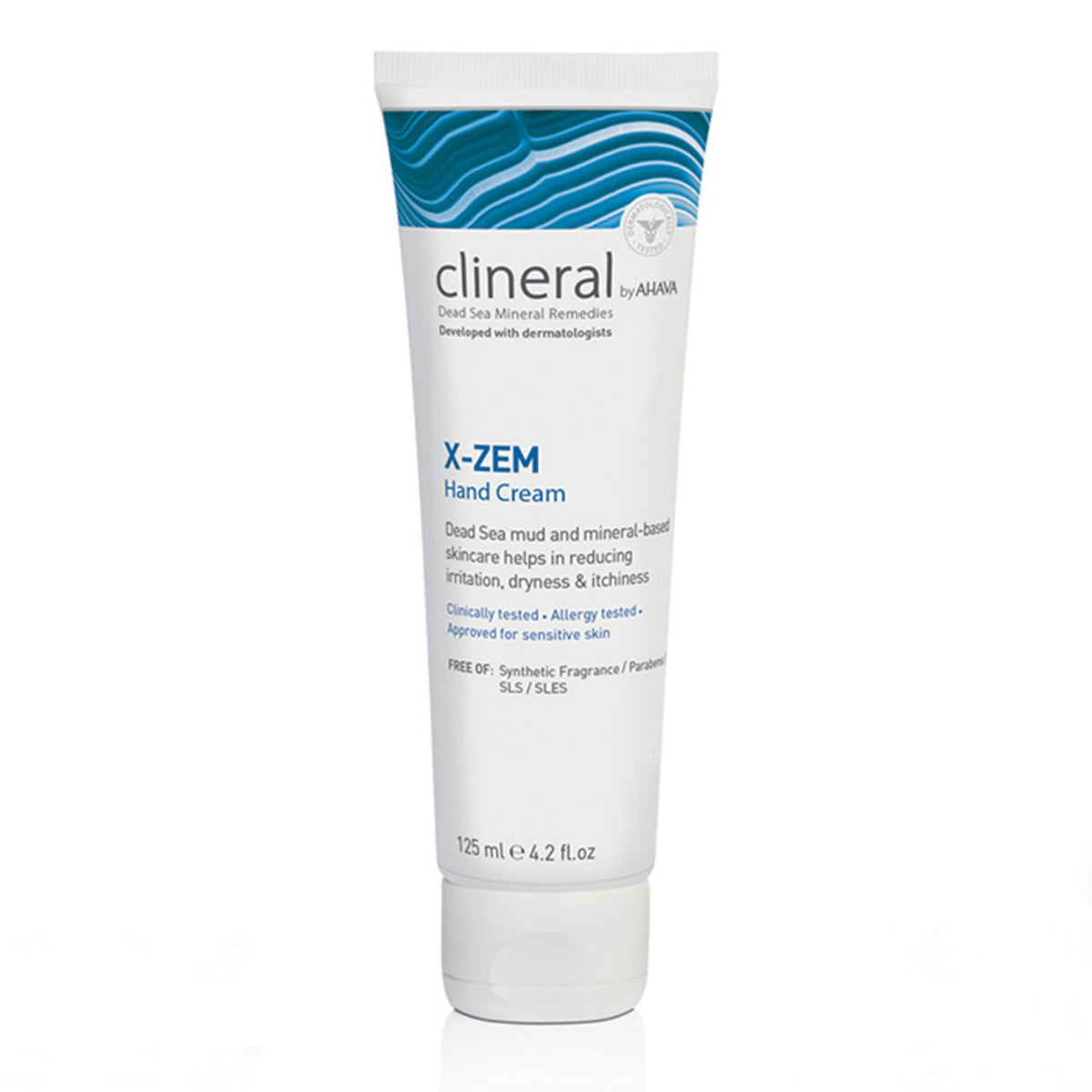Ahava, Clineral X-Zem, Vegan, Hydrates, Hand Cream, Softly, 125 ml