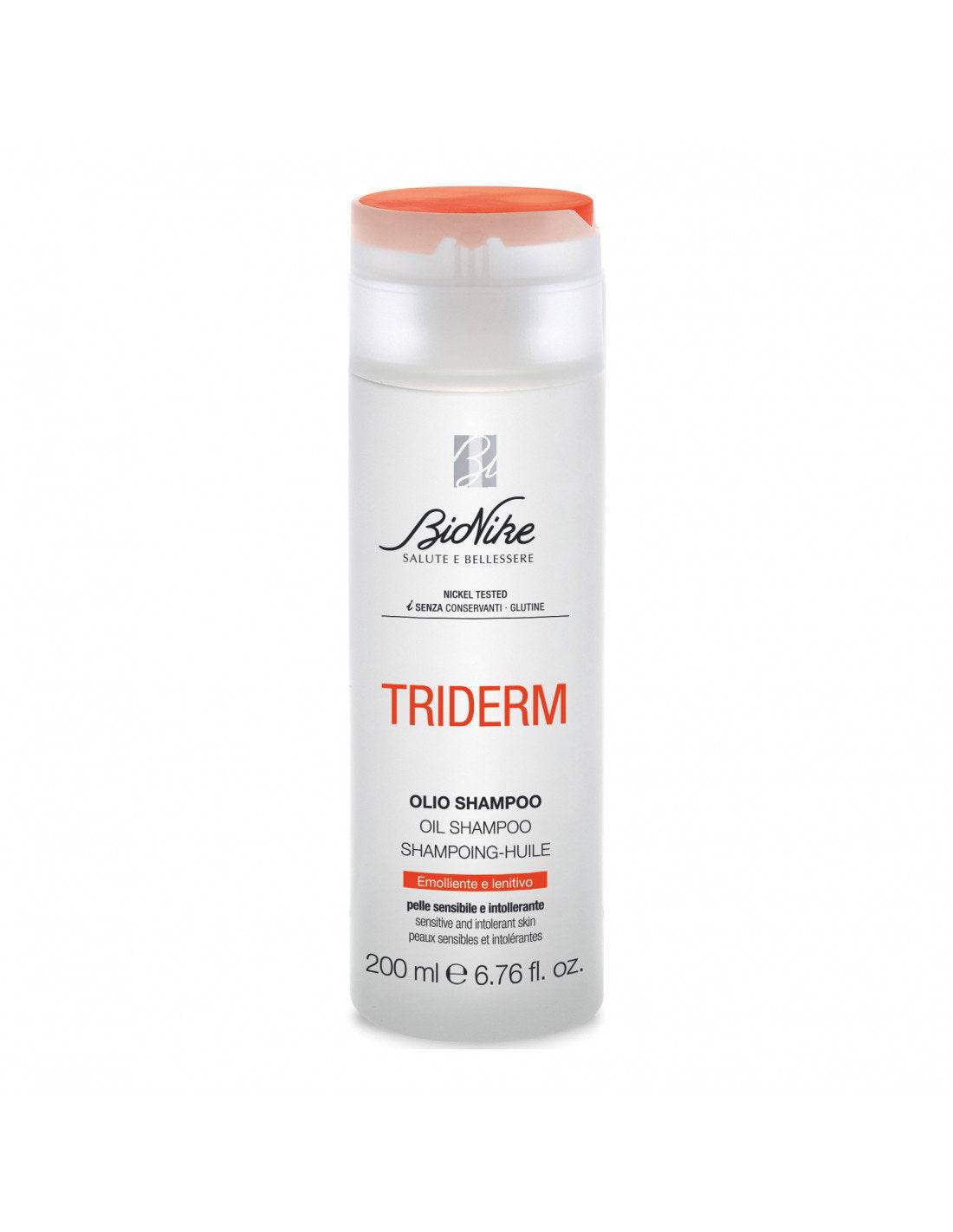 BioNike, Triderm, Hair Shampoo, Soothing & Softening, 200 ml