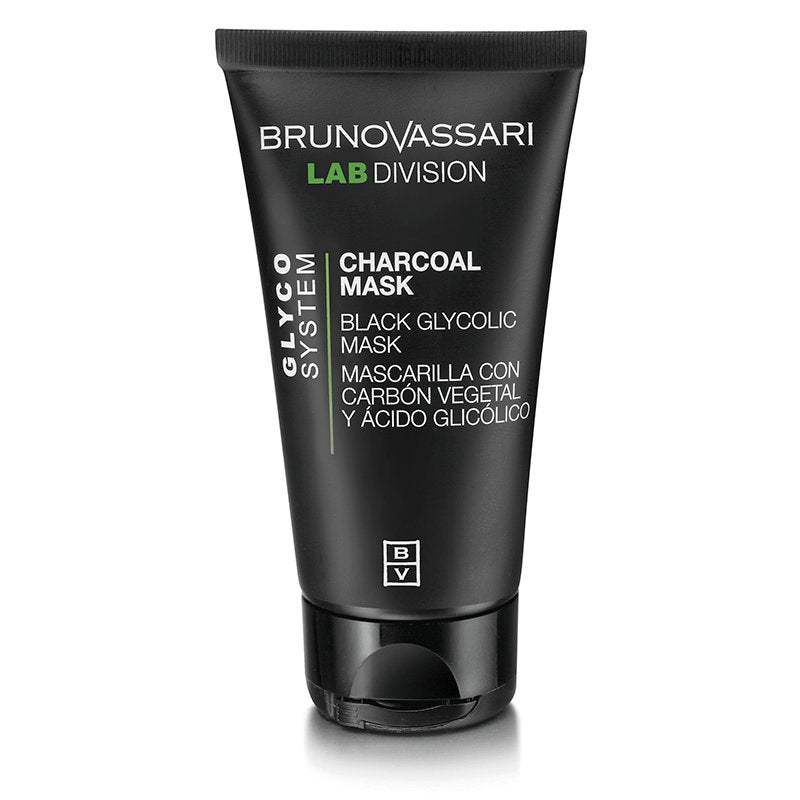 Bruno Vassari, Glyco System, Charcoal, Exfoliating, Cream Mask, For Face, 65 g