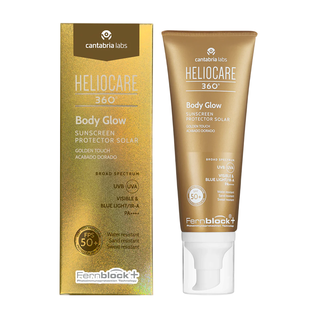 Cantabria Labs, Heliocare 360o, Glow, Sunscreen Lotion, SPF50+, 100 ml