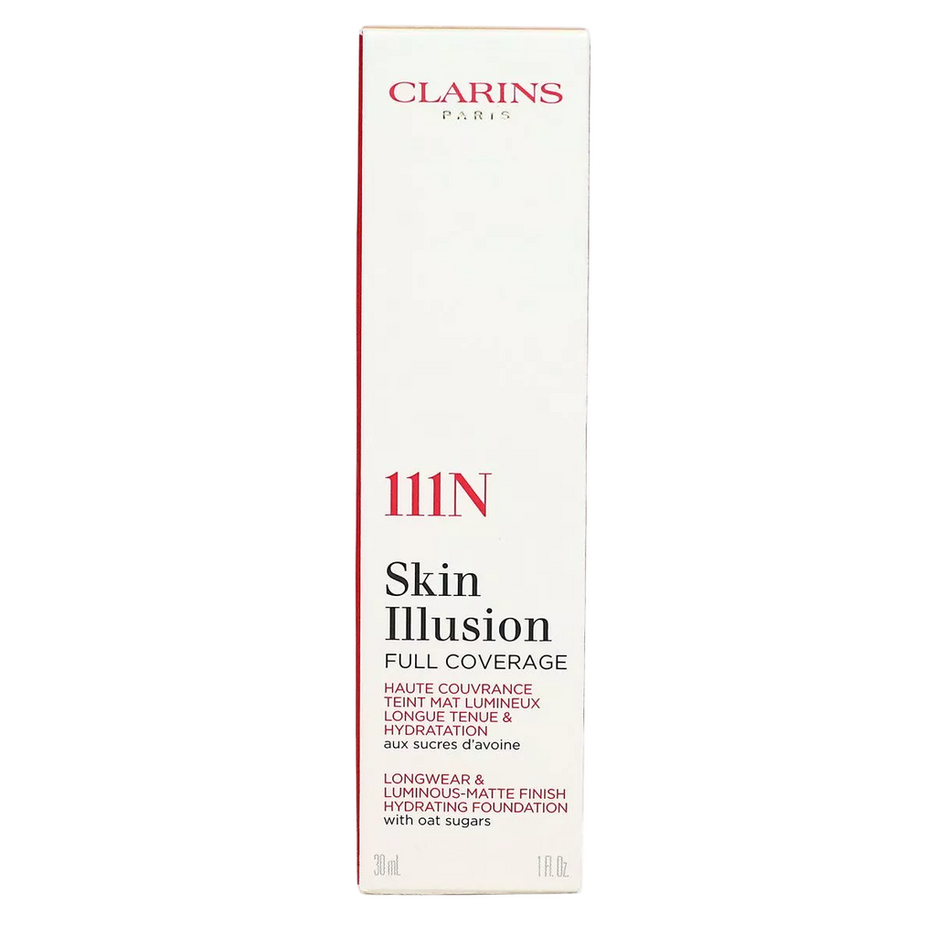 Clarins, Skin Illusion, Full Coverage, Liquid Foundation, 111N, 30 ml