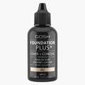 Gosh, Foundation Plus+, Cover & Conceal, Liquid Foundation, 002, SPF15, 30 ml