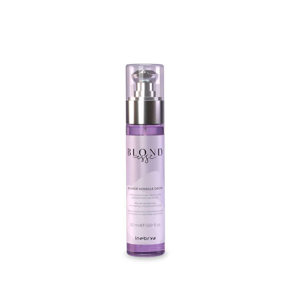 Inebrya, Blonde Miracle Drops, Hair Serum, For Neutralisation Of Yellow Tones, 50 ml