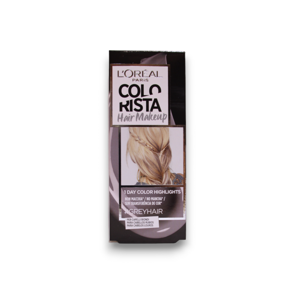 L'Oreal Paris, Colorista Hair Makeup, Semi-Permanent Hair Dye, #GREYHAIR, 30 ml