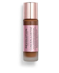 Makeup Revolution, Conceal & Define, Oil Free, Cream Foundation, F 15, 23 ml