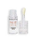 Makeup Revolution, Pout, Vegan, Glossy, Lip Oil, Lychee Clear, 4 ml
