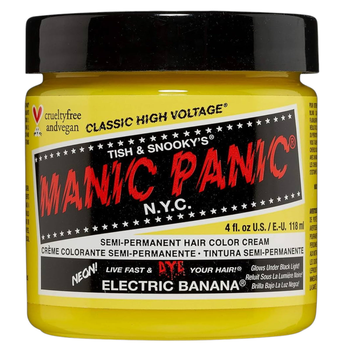 Manic Panic, Classic High Voltage, Semi-Permanent Hair Dye, 118 ml