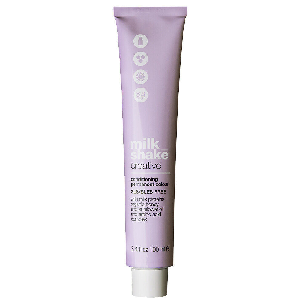Milk Shake, Creative, SLS/SLES-Free, Permanent Hair Dye, 6.616RA Ash Red Dark Blond, 100 ml