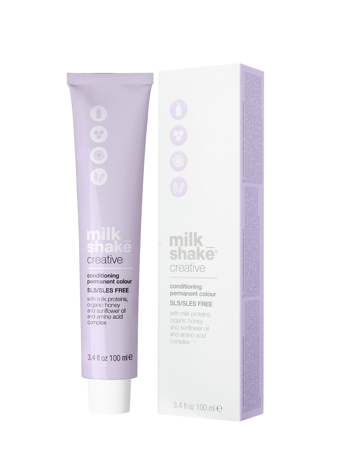 Milk Shake, Creative, SLS/SLES-Free, Permanent Hair Dye, 5.55M Mahogany Light Brown, 100 ml