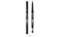 Pupa, Full, Paraben-Free, Definer, Double-Ended, Eyebrow Cream Pencil & Brush 2-In-1, 004, Extra Dark, 0.2 g