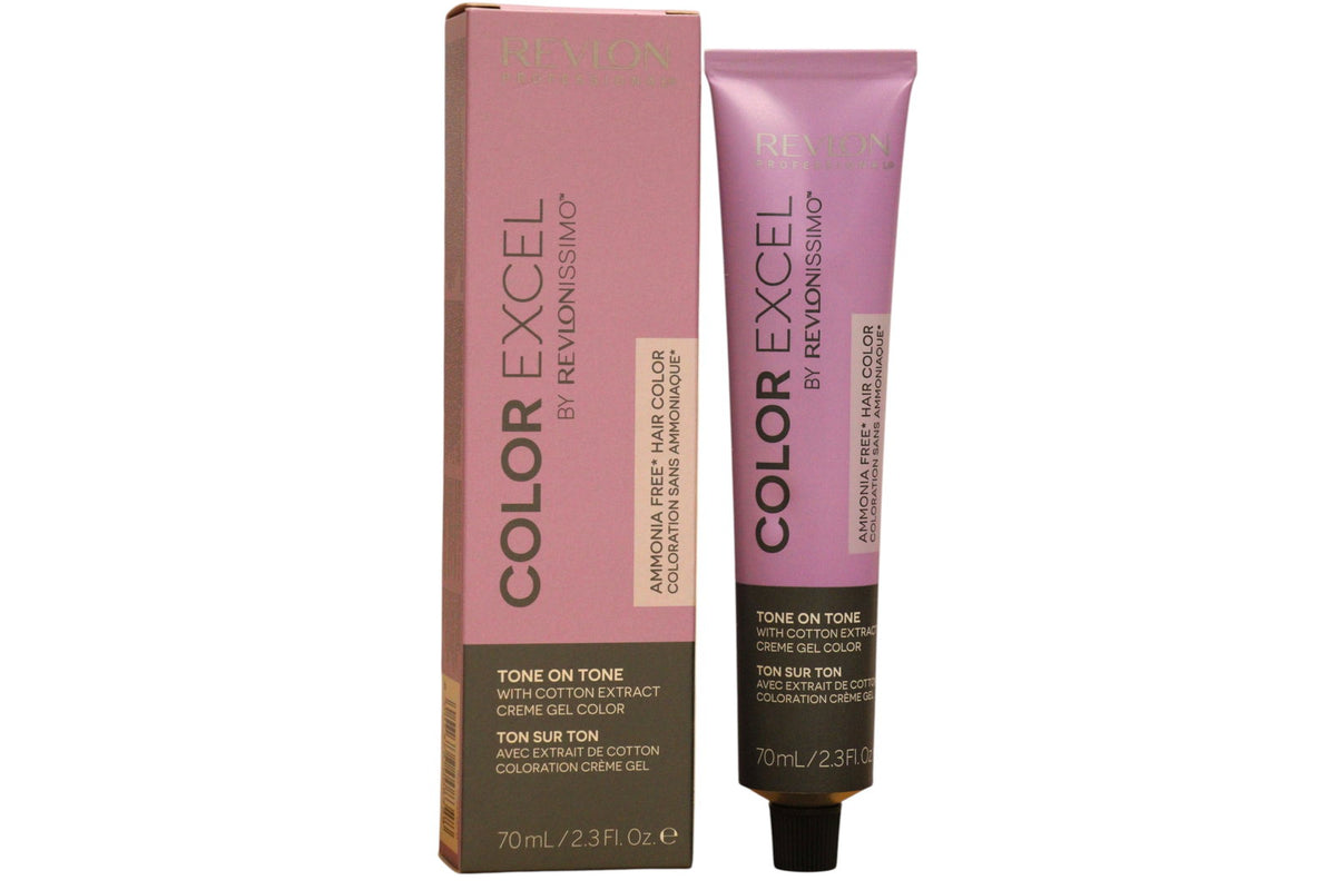 Revlon, Color Excel, Permanent Hair Dye, 7.31 Medium Golden Ash Blonde, 70 ml