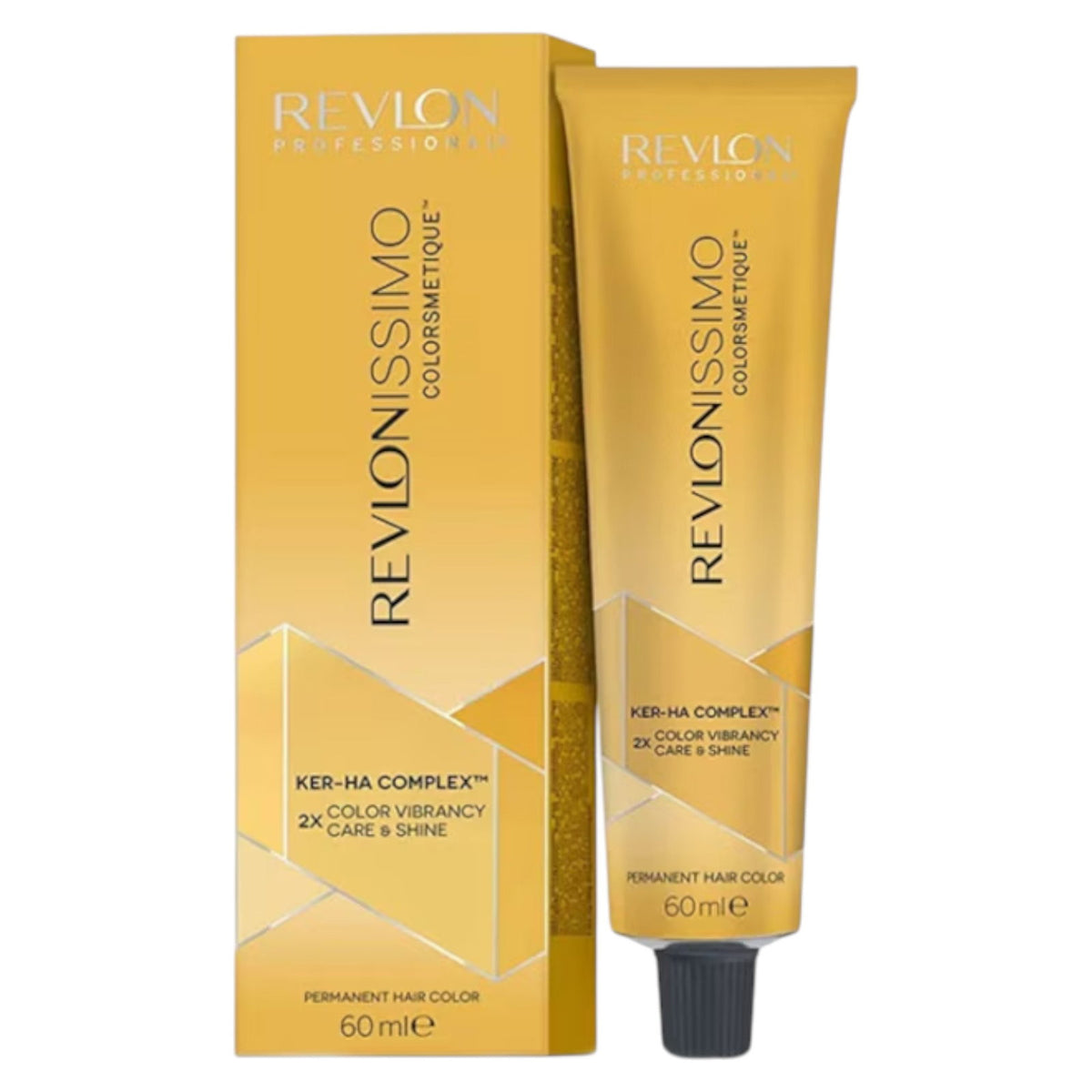 Revlon, Colorsmetique, KER-HA Complex, Permanent Hair Dye, 8.3 Light Golden Blonde, 60 ml
