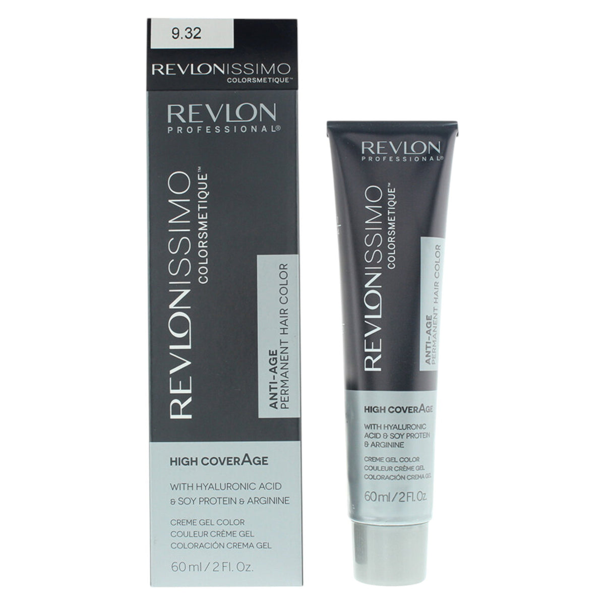 Revlon, Revlonissimo Colorsmetique, Nourishing, Permanent Hair Dye, 9.32 Very Light Golden Pearl Blonde, 60 ml