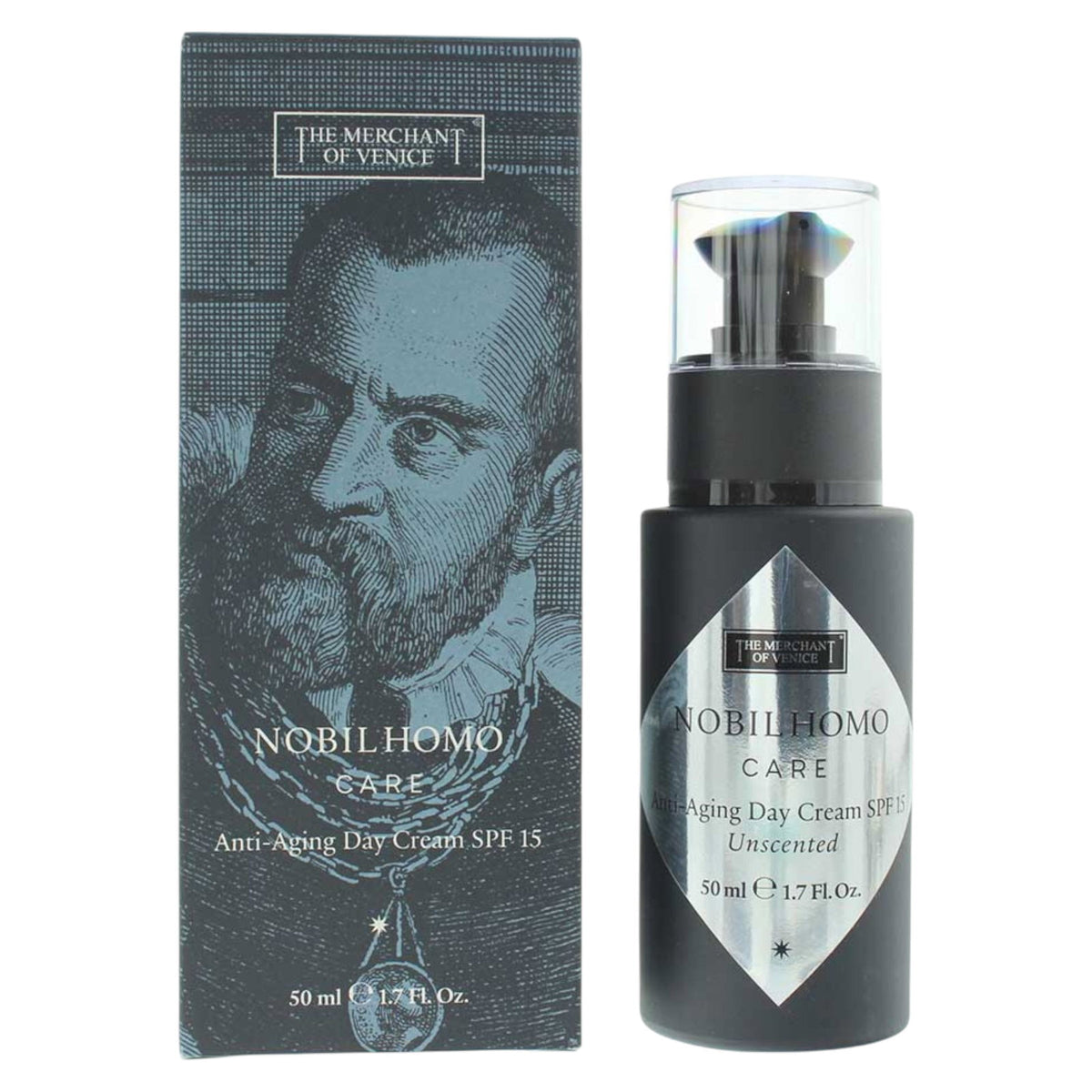 The Merchant Of Venice, Nobil Homo Care, Nourishing, Daily Use, Cream, Face, SPF 15, 50 ml