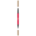 Valentino, Twin Liner, Double-Ended, Gel Pencil Eyeliner, 02, Black & Rosso, 8 g