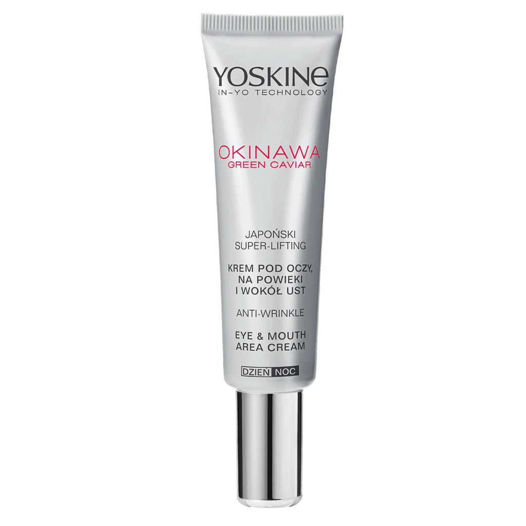Yoskine, Okinawa, Green Caviar, Anti-Wrinkle, Day & Night, Eye Cream, 15 ml